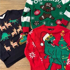 Festive Holiday Sweater Trio